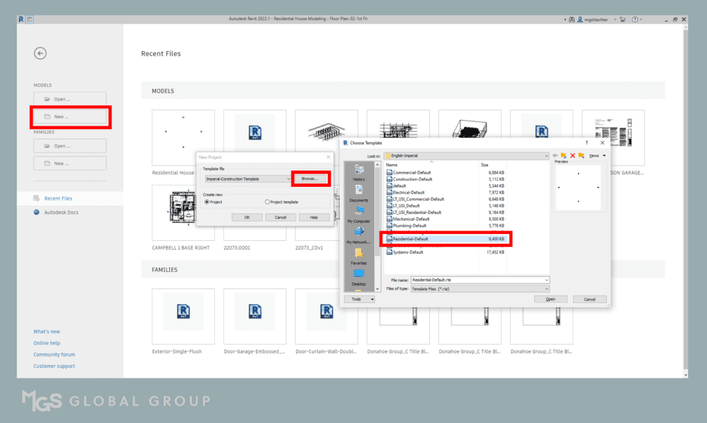 Step 1 - How to Build a REVIT model