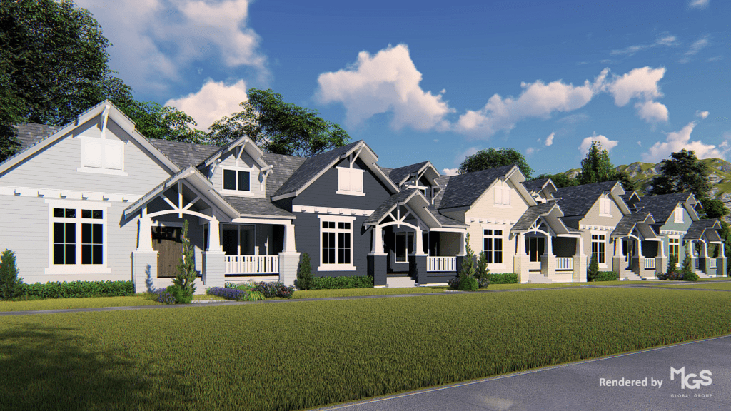 3D rendering of a residential project