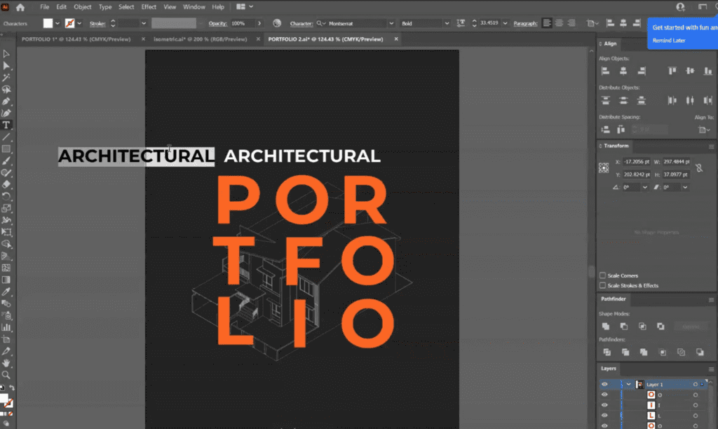 architecture portfolio cover
