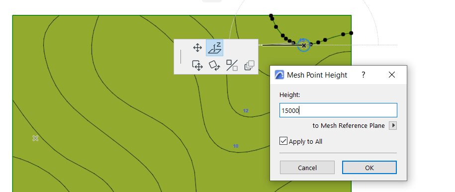 ArchiCAD's mesh tool