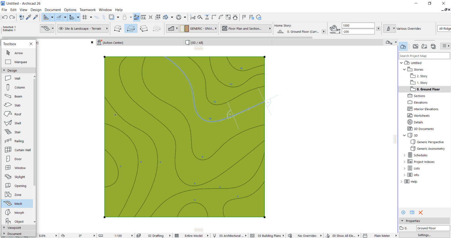 How to Use ArchiCAD’s Mesh Tool