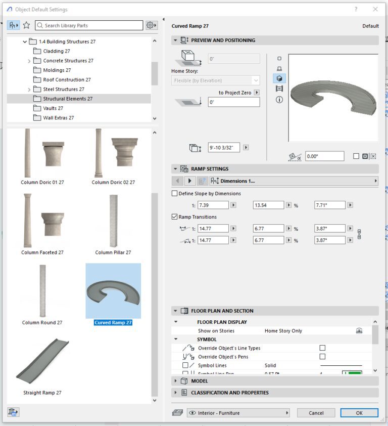 How to create stairs and ramps in ArchiCAD