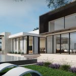3d rendering of a contemporary house